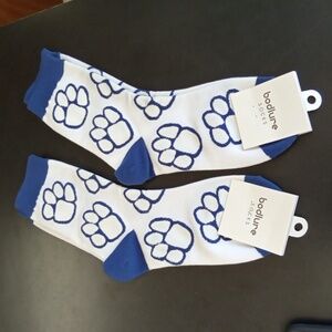 2 Dog Paw Socks NEW